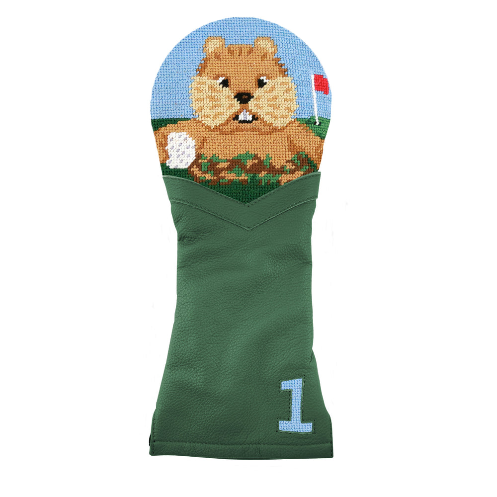 Gopher Golf Driver Headcover (Hunter Leather)