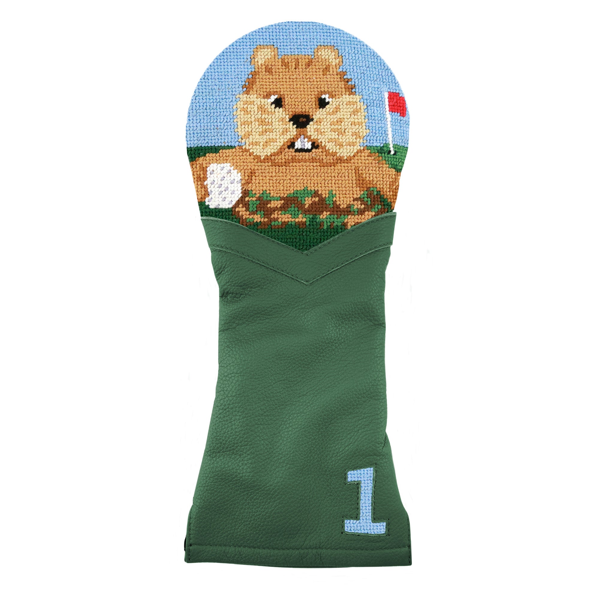 Gopher Golf Driver Headcover (Hunter Leather)