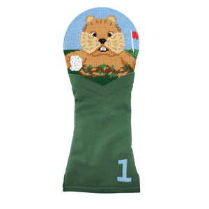 Gopher Golf Driver Headcover (Hunter Leather)