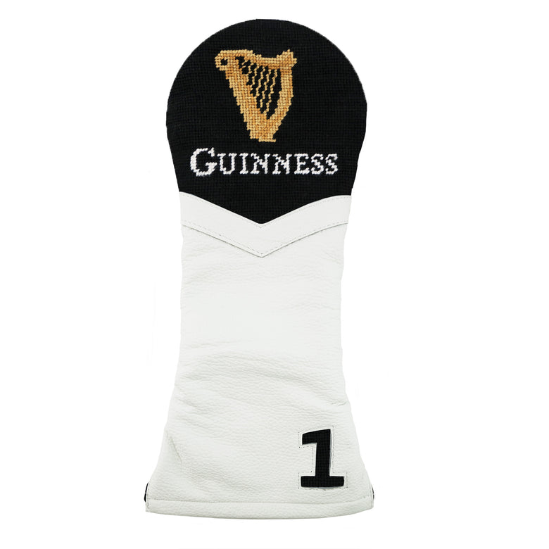 Guinness Harp text black DHT featuring the iconic Guinness Harp logo with text, designed for stylish bottle opening.