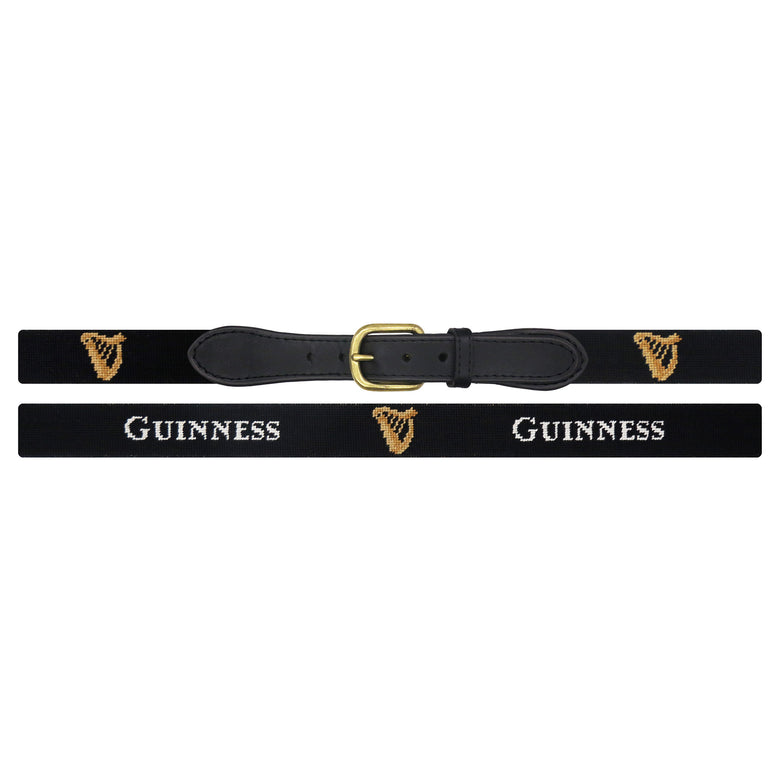 Guinness Belt (Black) (Black Leather)