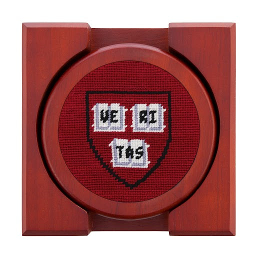 Harvard Shield Coasters (Garnet)