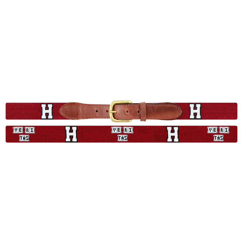 Harvard H-Ve Ri Tas Belt (Garnet)
