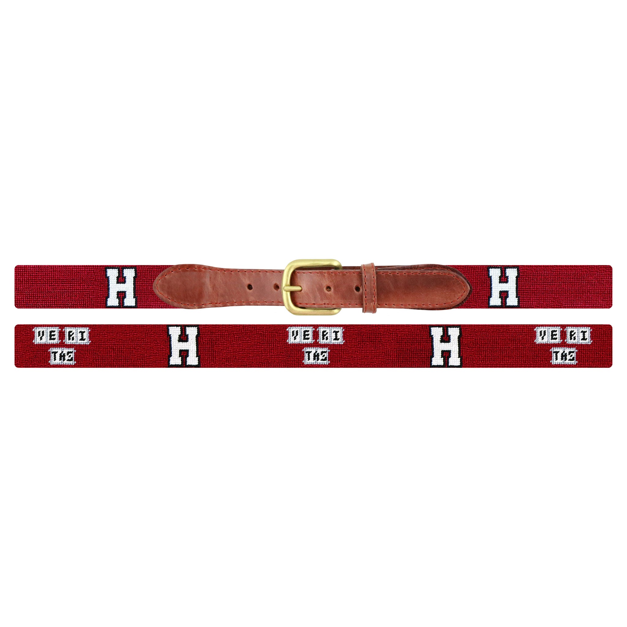 Harvard H-Ve Ri Tas Belt (Garnet)