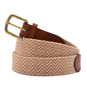 Herringbone Belt (Khaki) (Final Sale)