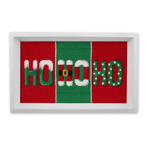 Ho Ho Ho Valet Tray (White Wood)