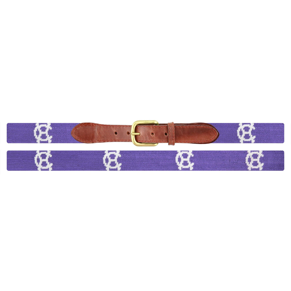 Monogrammed Holy Cross Belt (Purple)