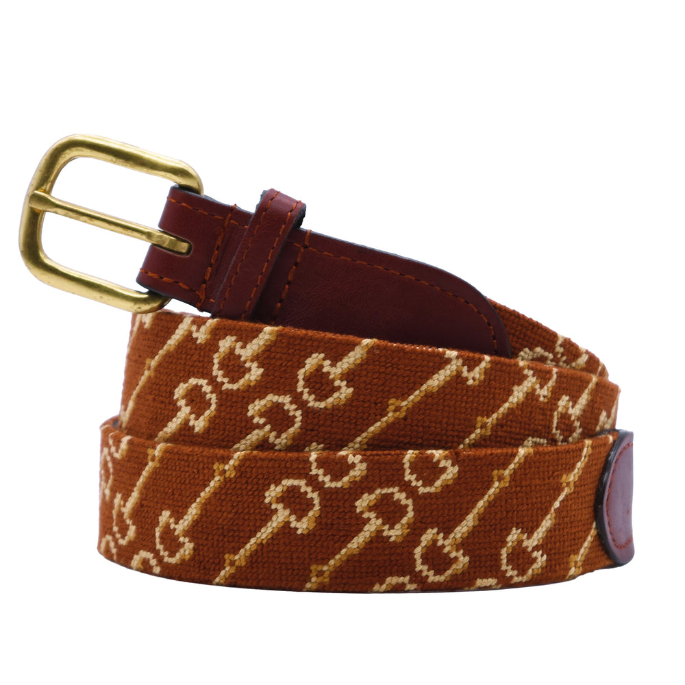 Horse Bits Belt (Chestnut) (Final Sale)