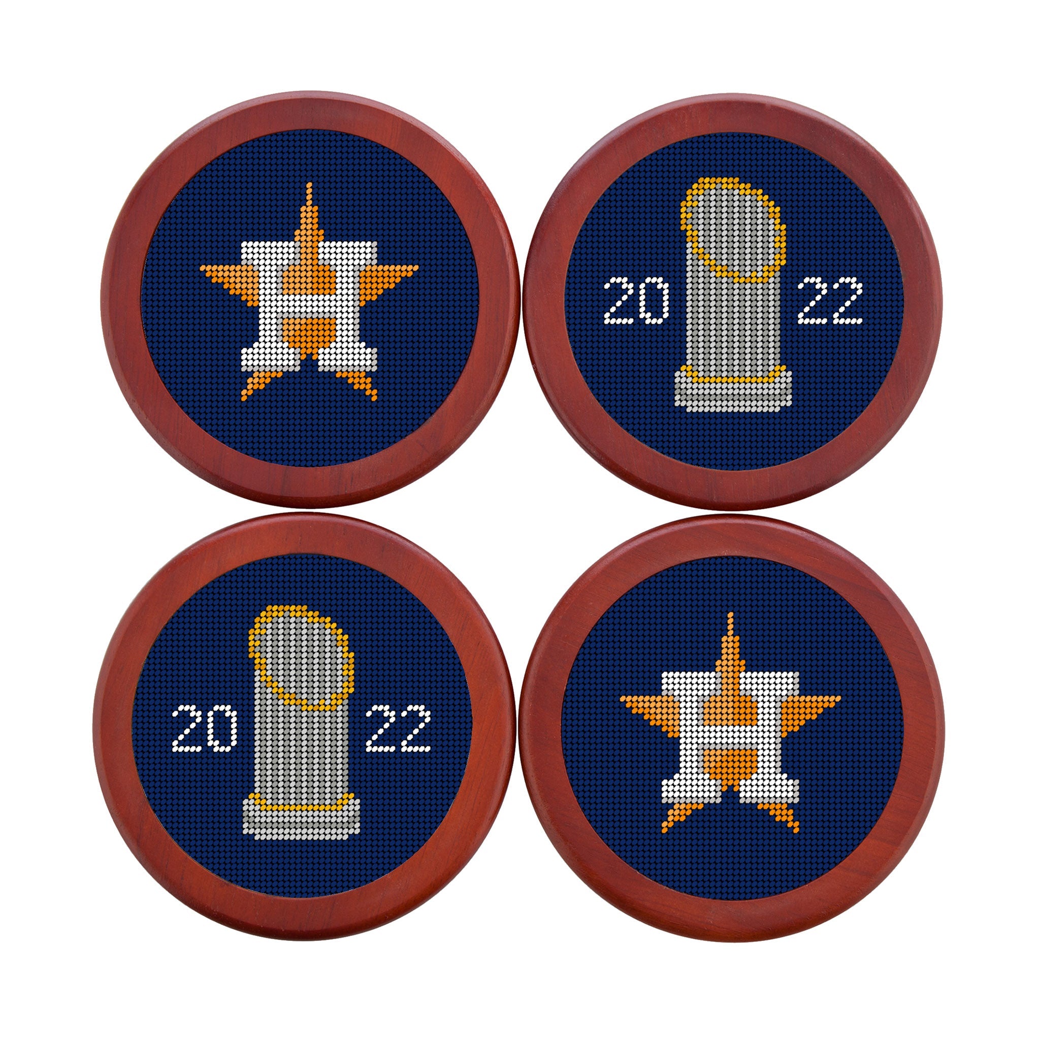 Houston Astros 2022 World Series Coasters (Classic Navy)