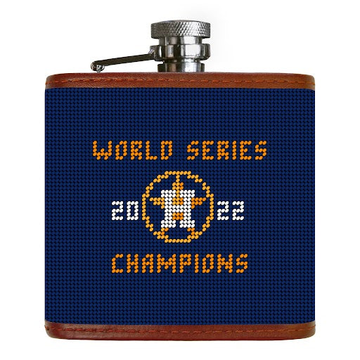 Houston Astros 2022 World Series Flask (Classic Navy)