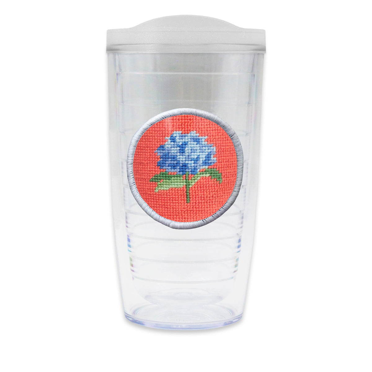Hydrangea Tumbler with Lid