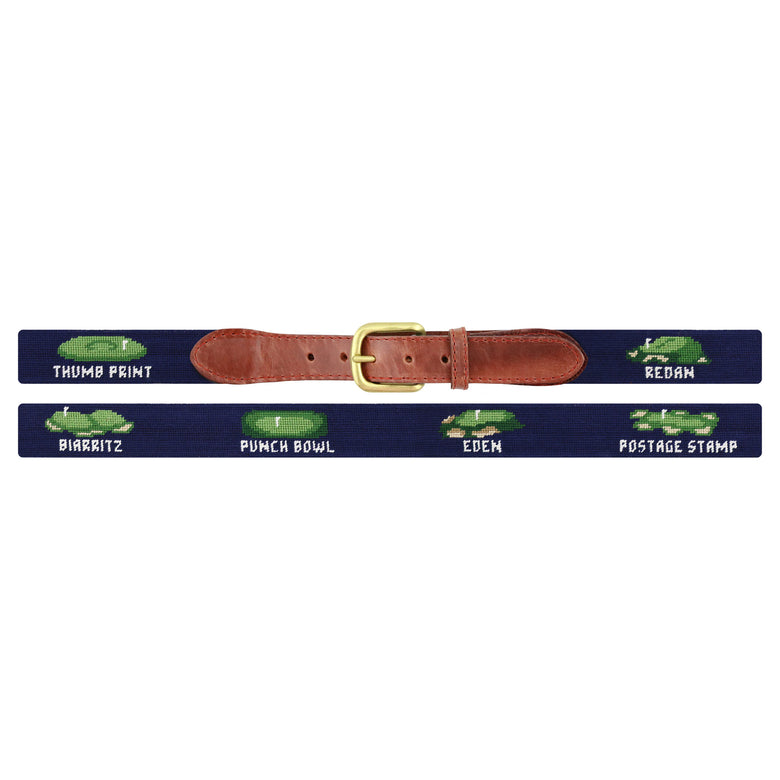Iconic Golf Greens Belt (Dark Navy)