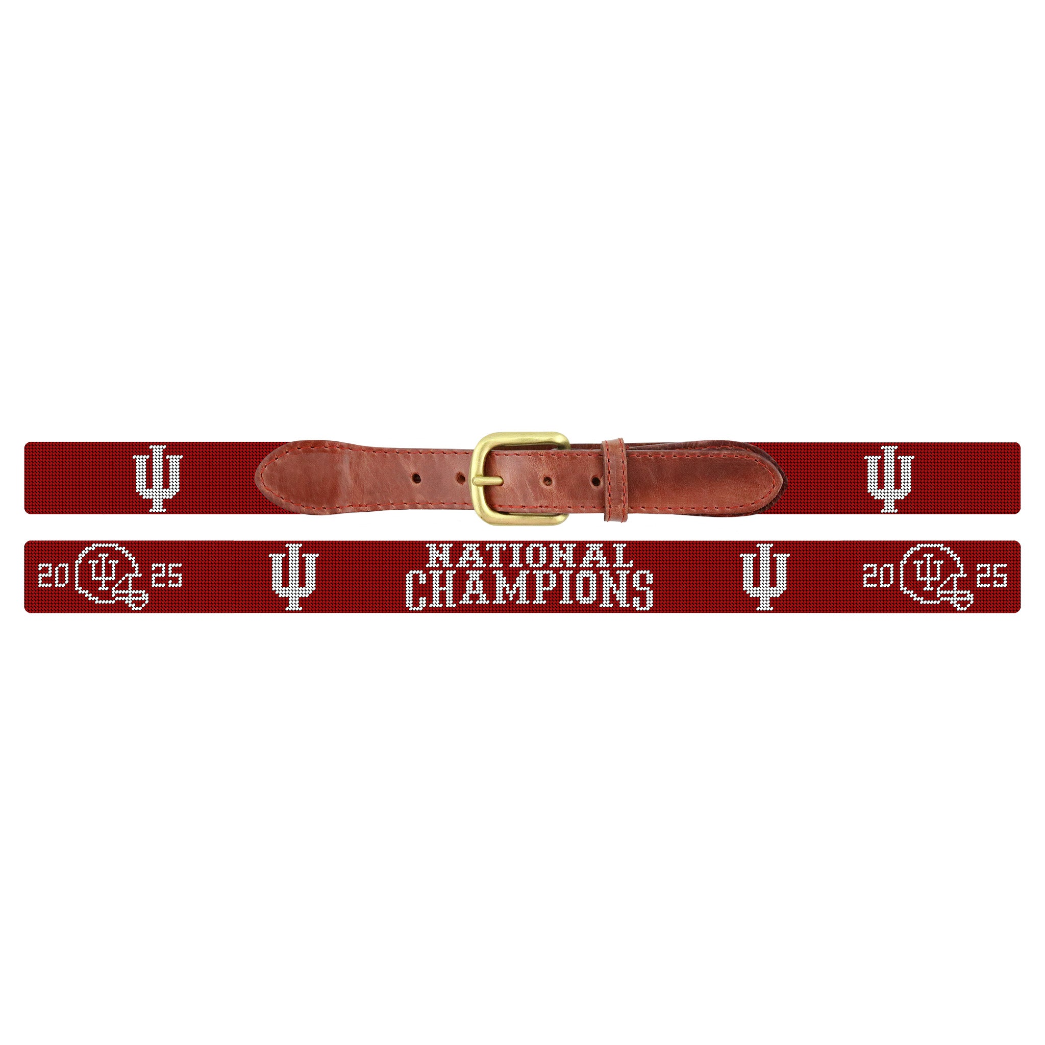Indiana 2025 National Championship Belt (Light Garnet)