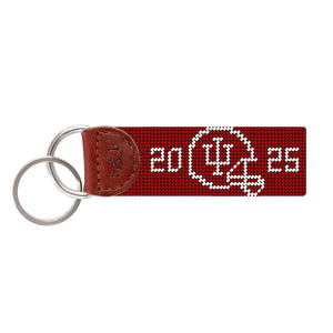 Indiana 2025 National Championship Key Fob (Light Garnet)