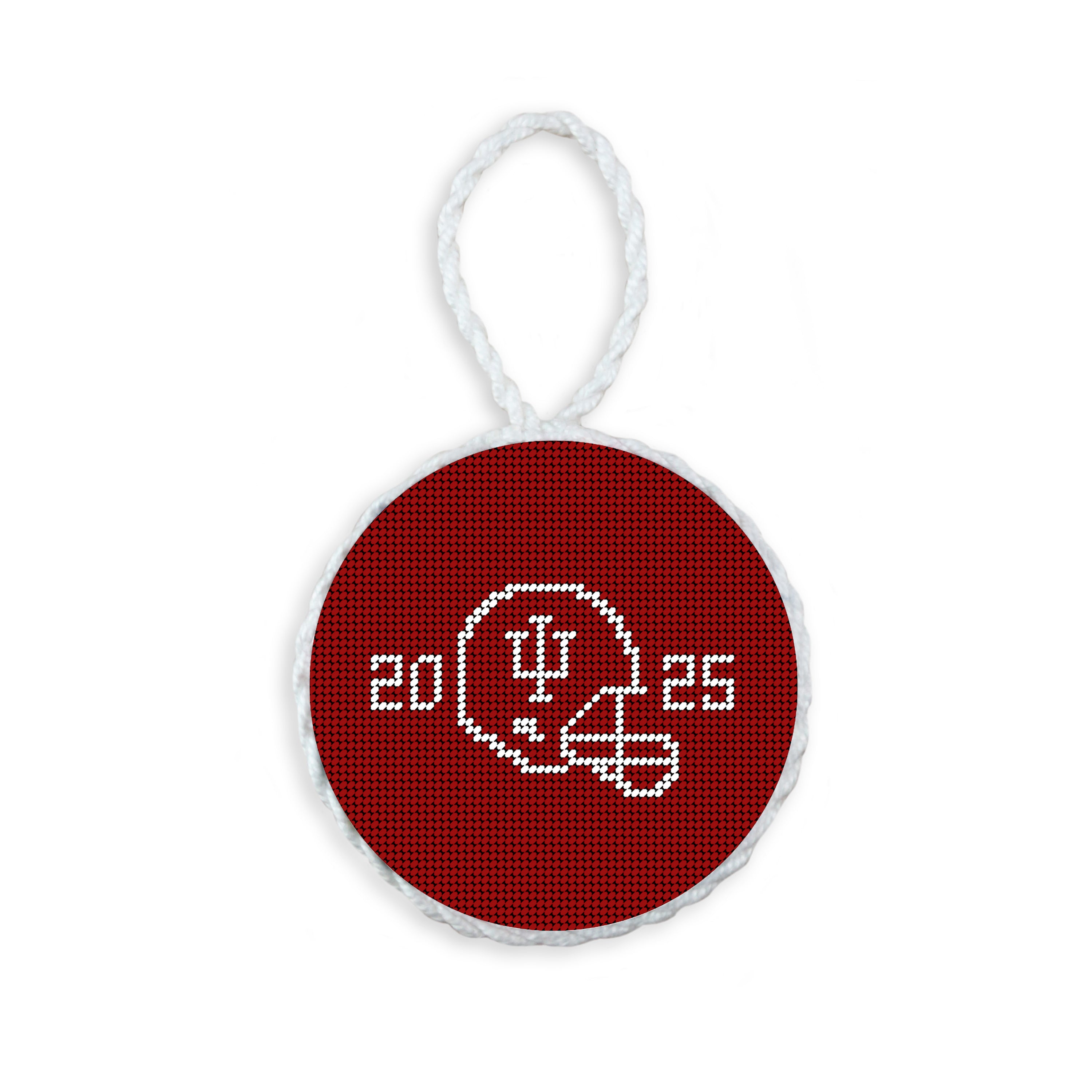 Indiana 2025 National Championship Ornament (Light Garnet)