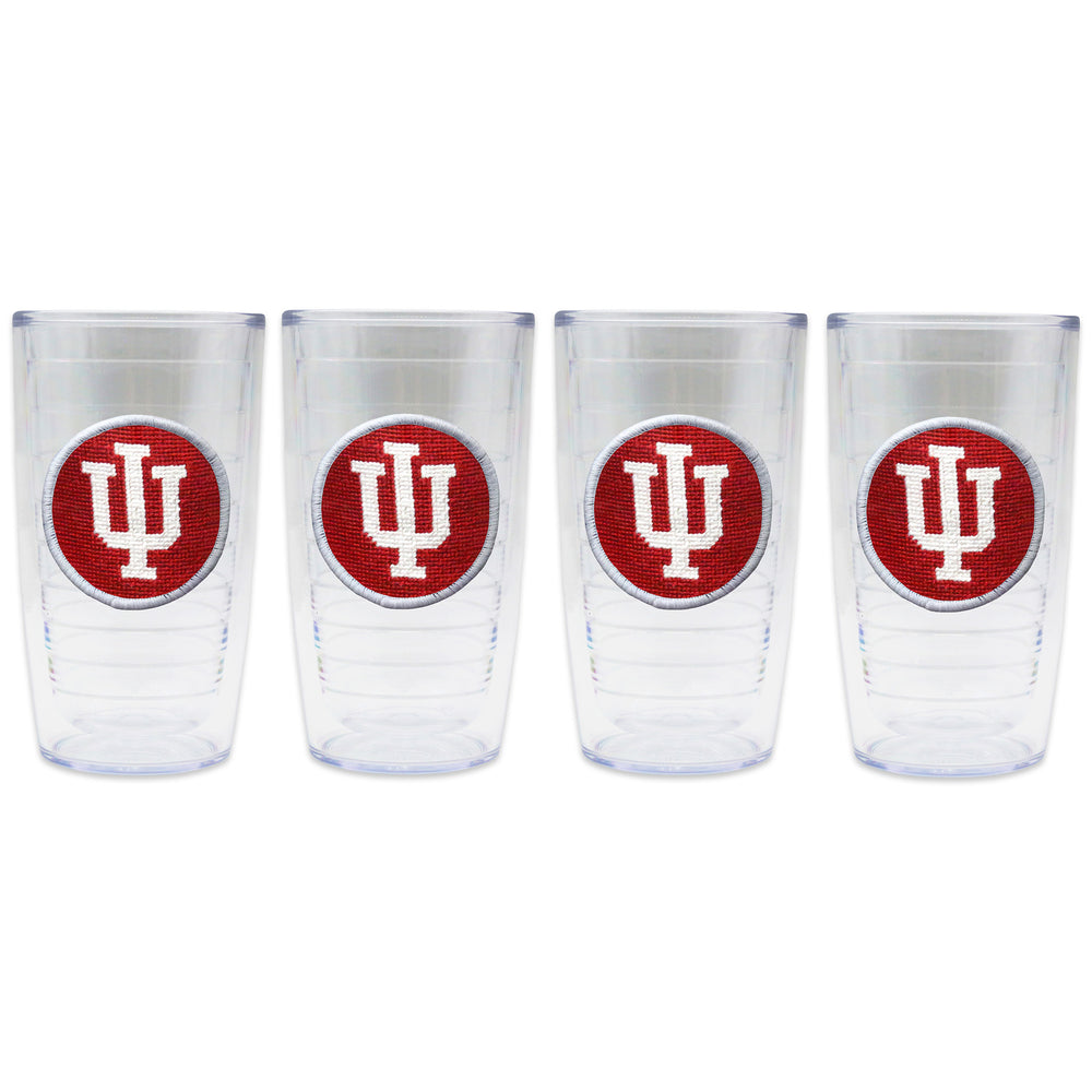 Indiana Tervis Tumbler (Light Garnet) (White Edge)