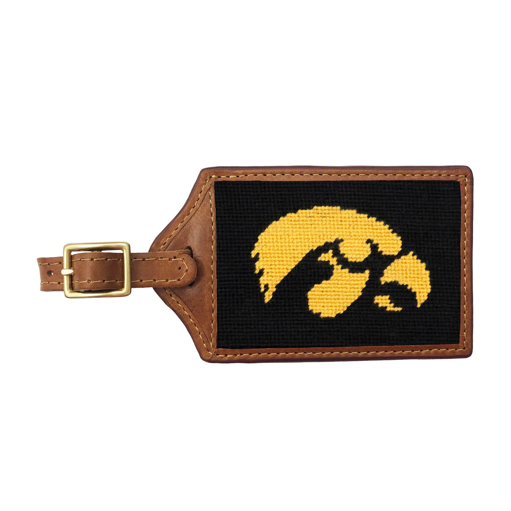 Iowa Luggage Tag (Black)