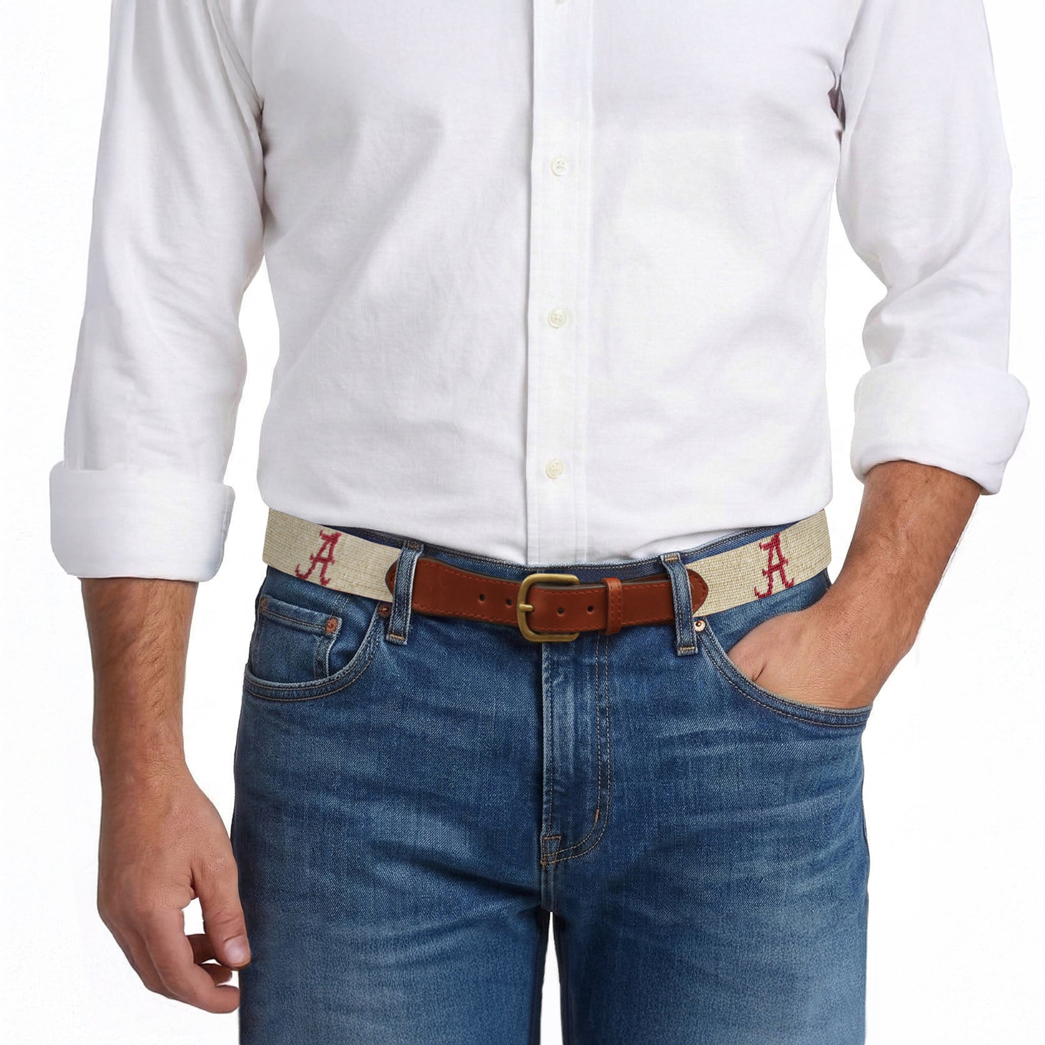 Alabama Belt (Light Khaki)