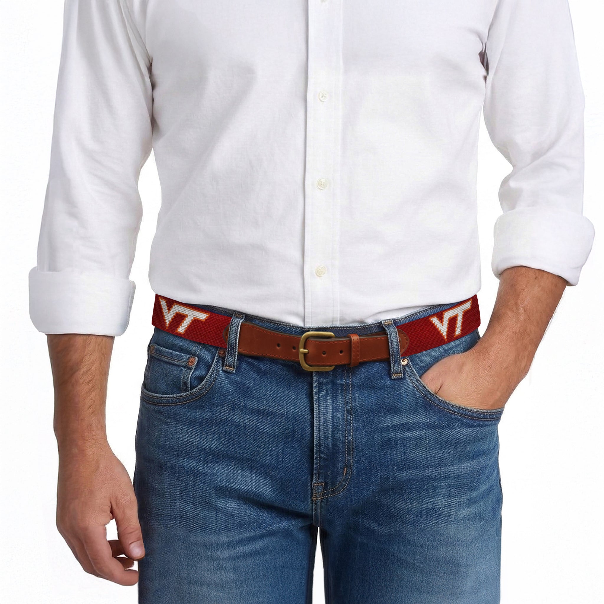 VA Tech Belt (Garnet)