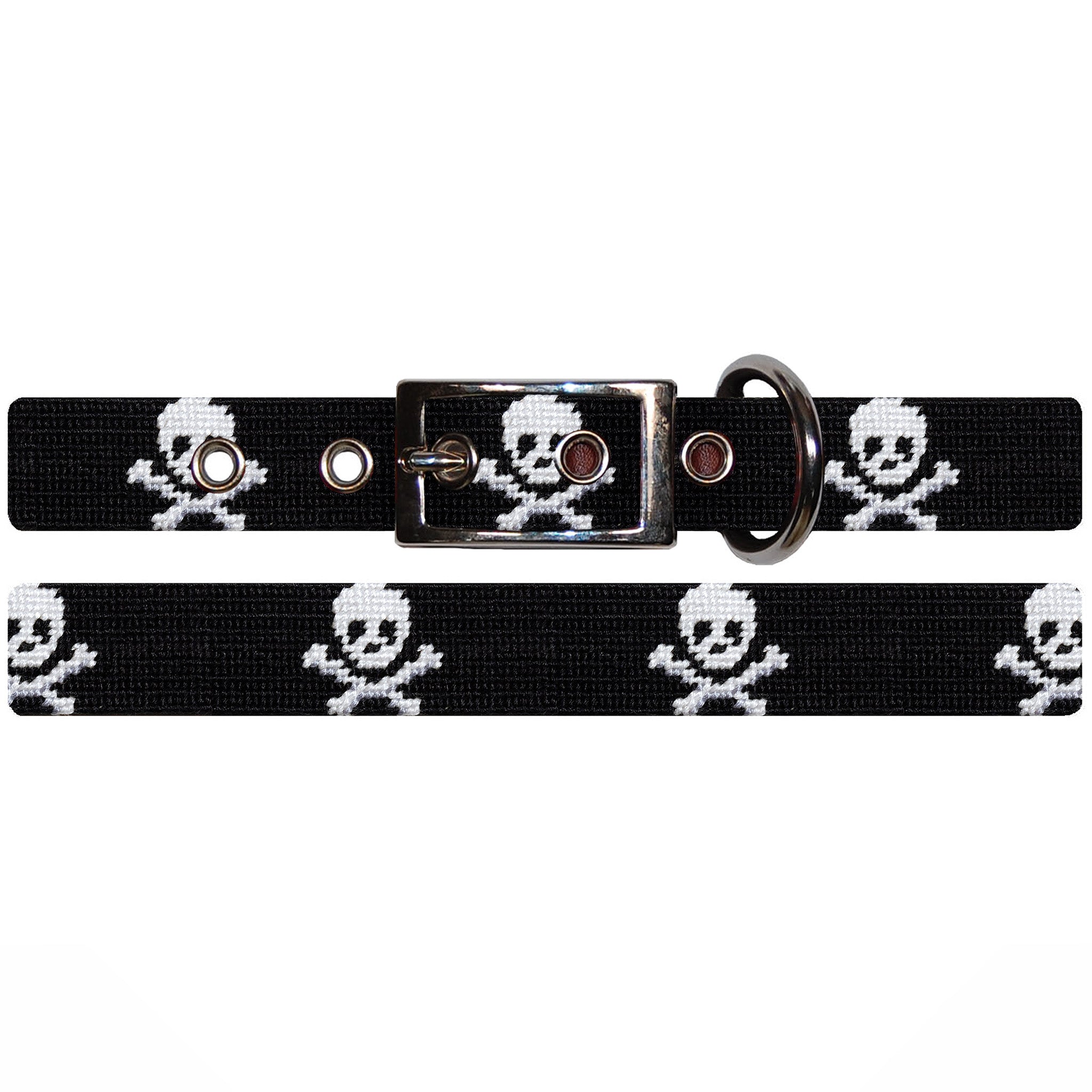 Jolly Roger Dog Collar (Black)