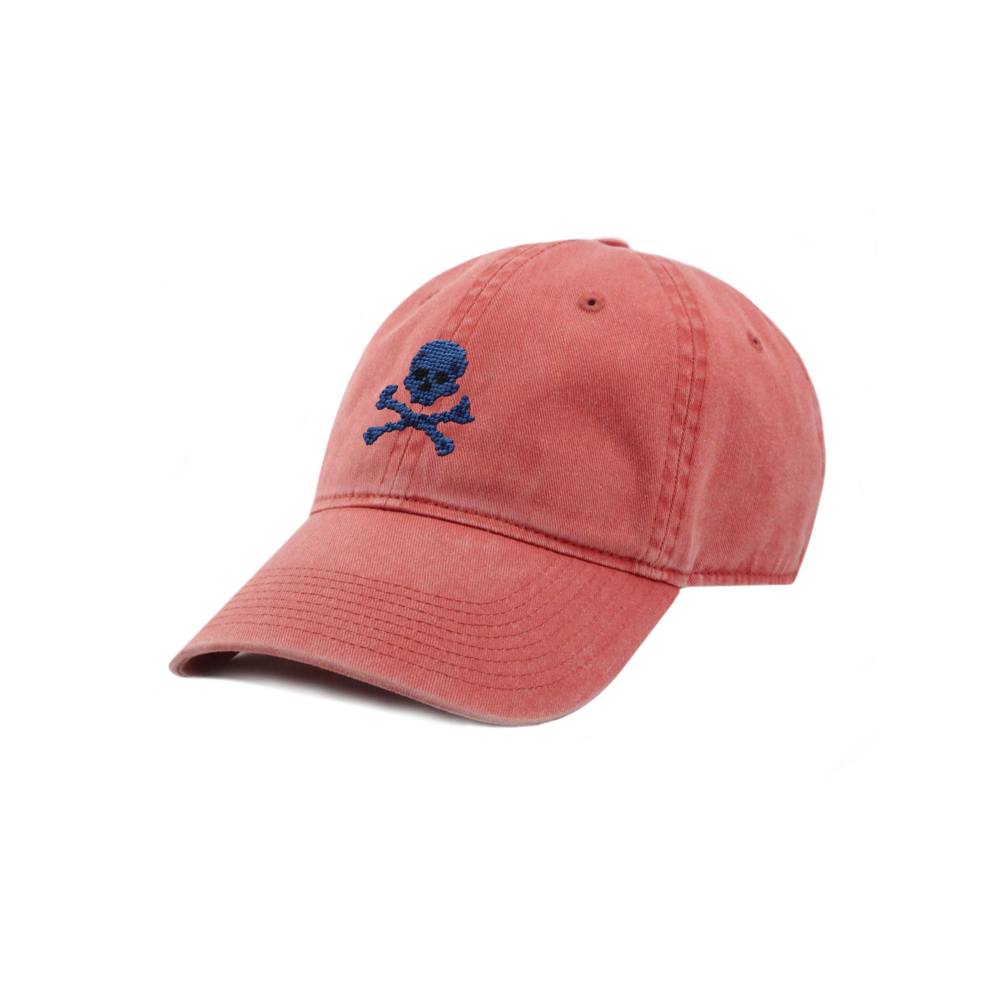 Jolly Roger Hat (Blueberry Logo) (Nantucket Red) (Final Sale)