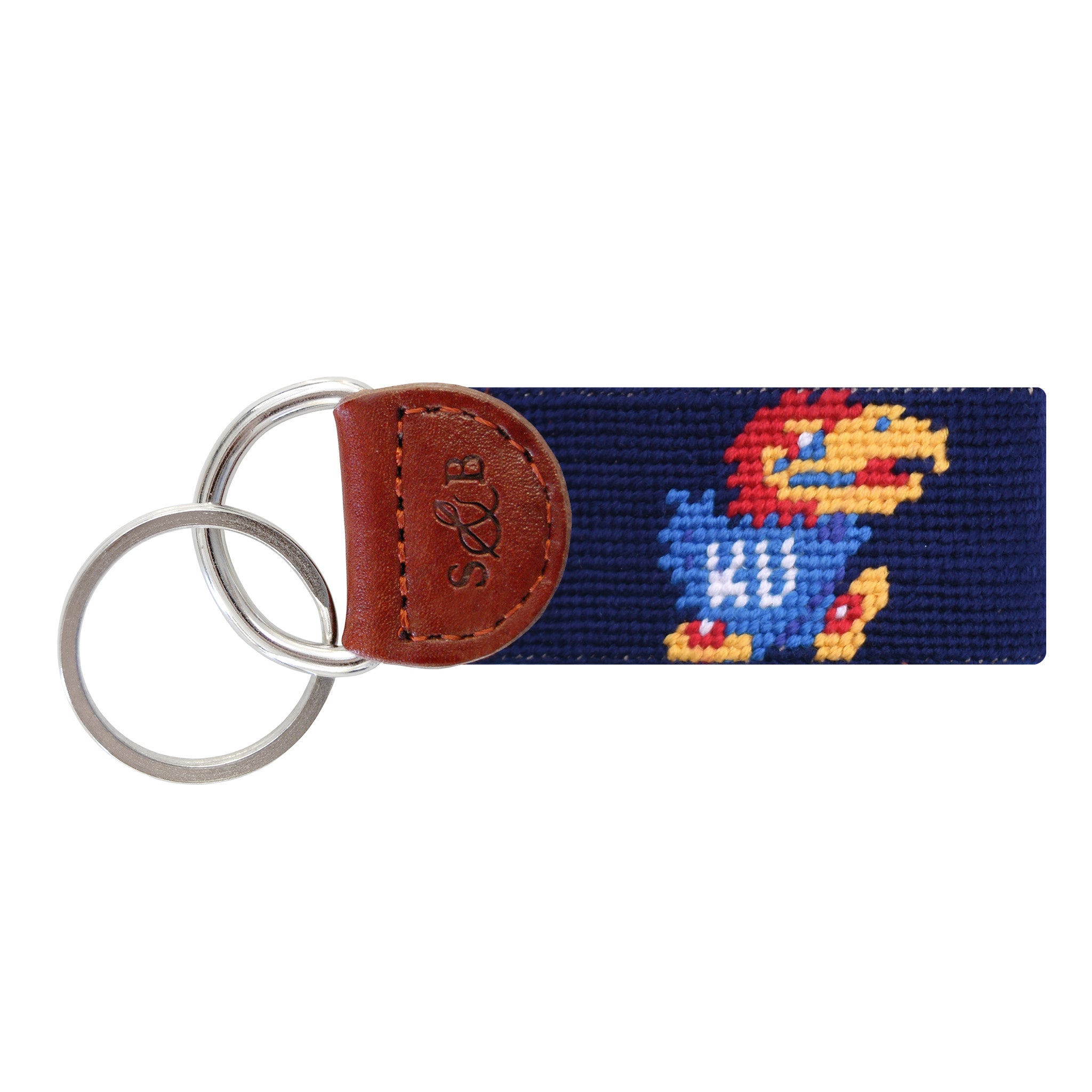 Kansas Jayhawk Key Fob (Dark Navy)