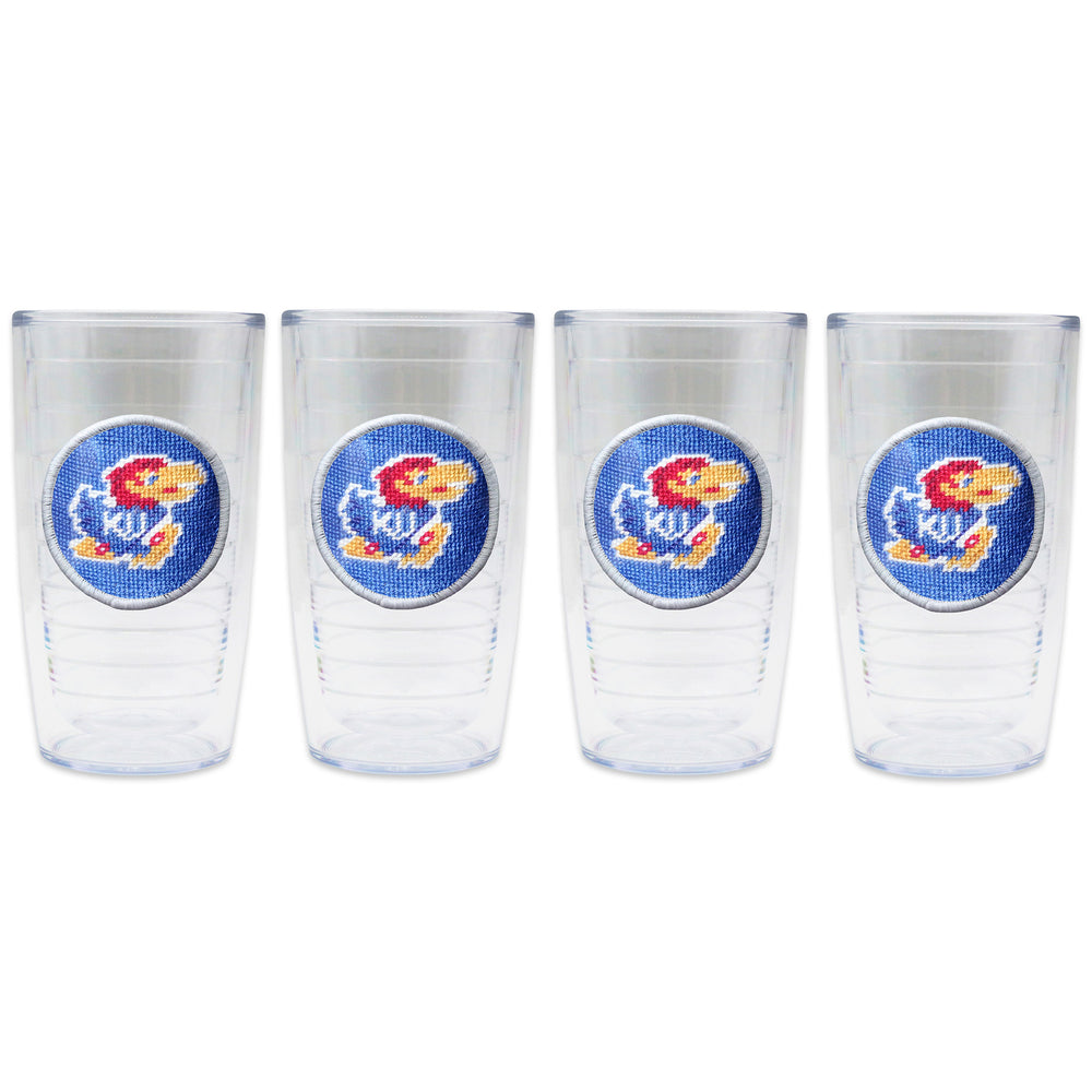 Kansas Tervis Tumbler (Cobalt) (White Edge)