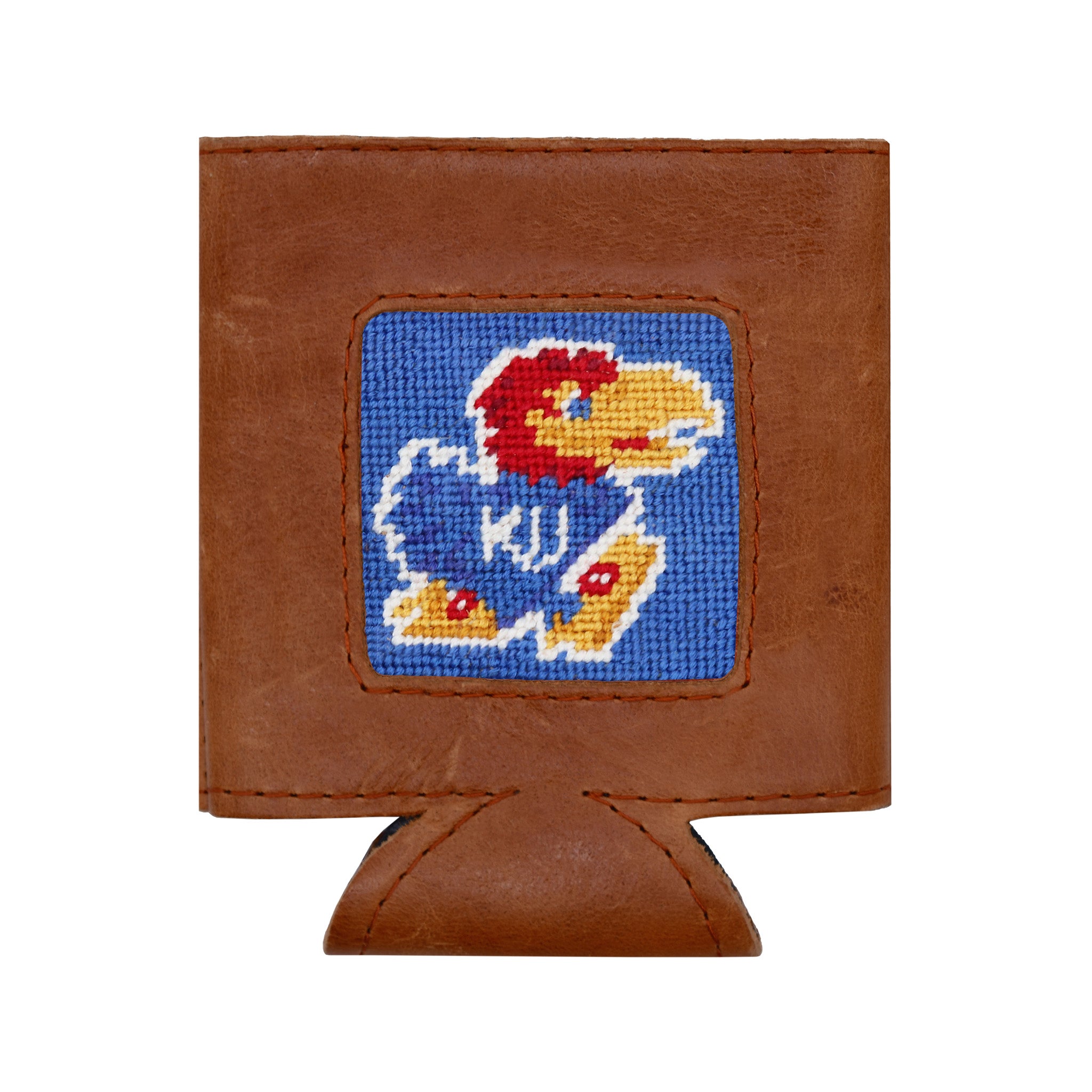 Kansas Jayhawk Can Cooler (Cobalt)
