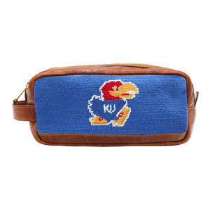 Kansas Jayhawk Toiletry Bag (Cobalt)