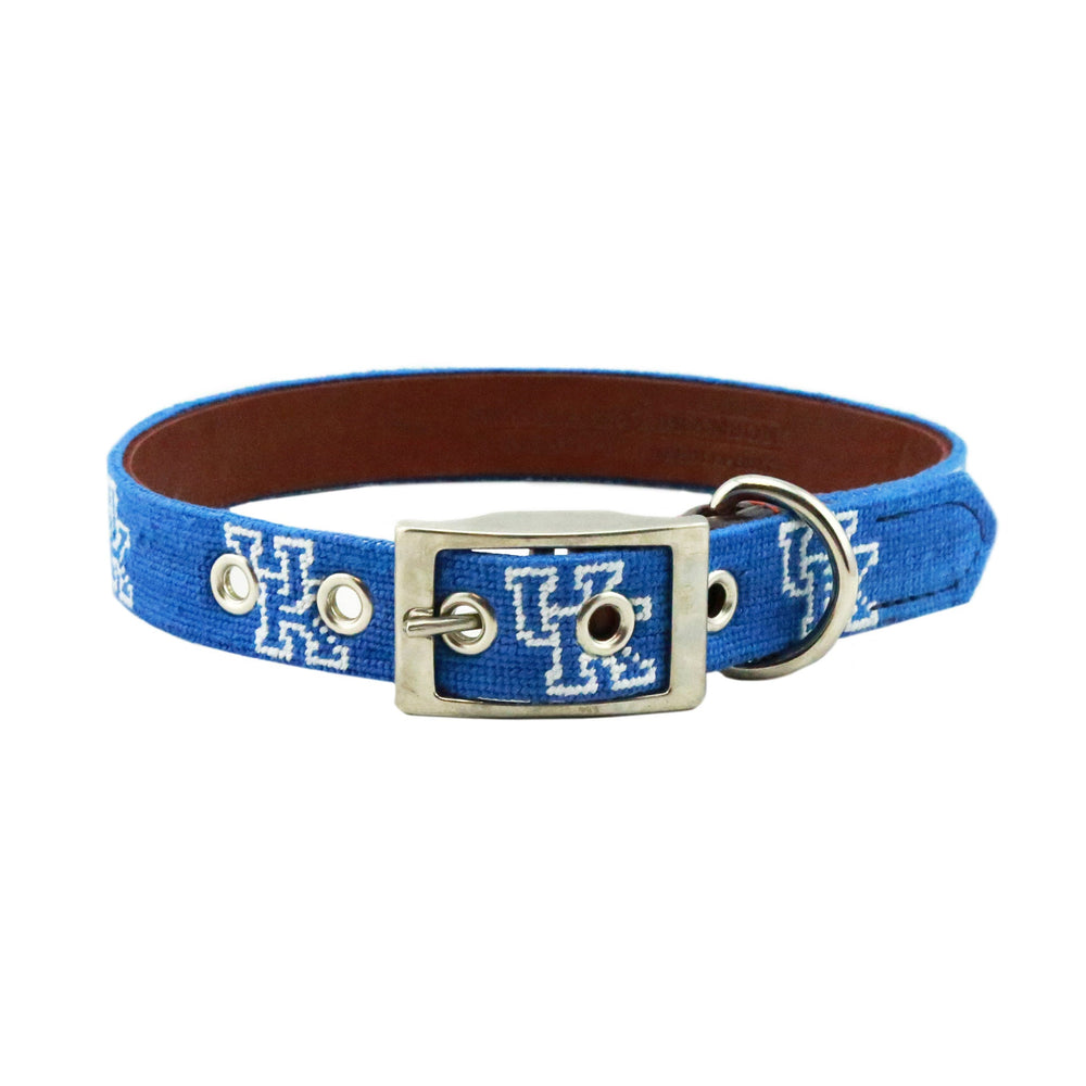Monogrammed Kentucky Dog Collar (Blue)