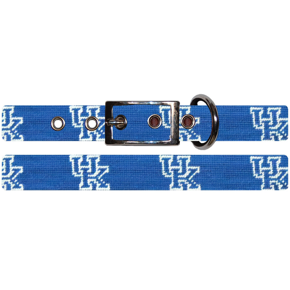 Monogrammed Kentucky Dog Collar (Blue)