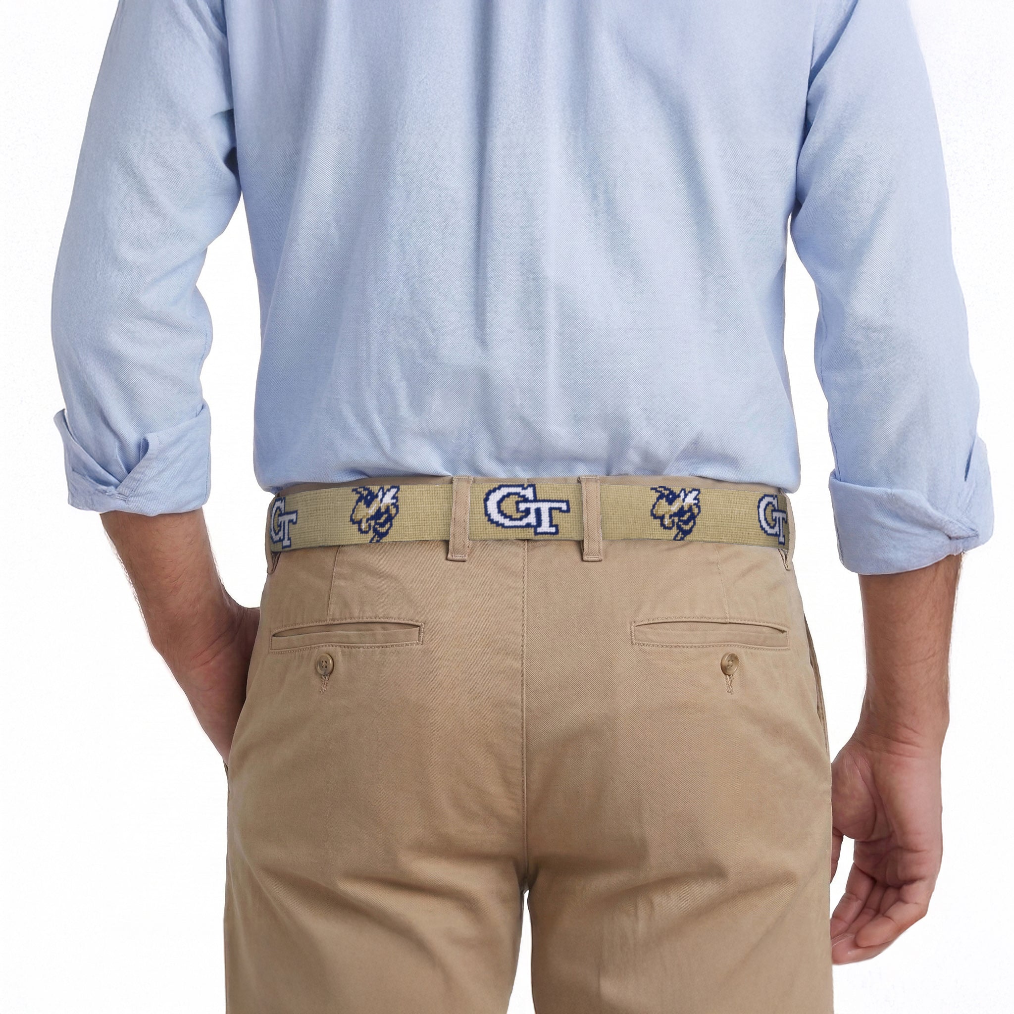 Georgia Tech Yellow Jacket-GT Belt (Gold)