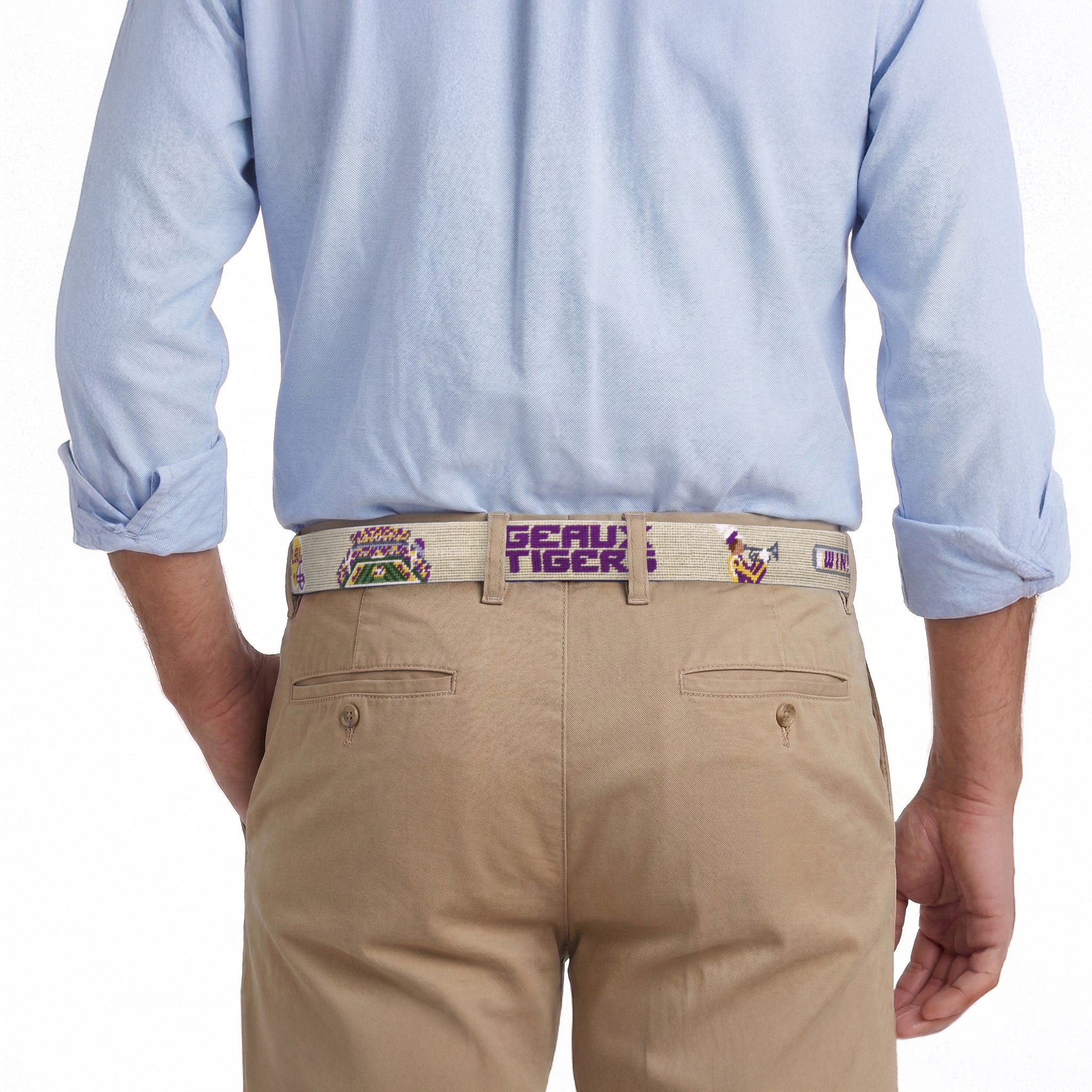 LSU Life Belt (Light Khaki)