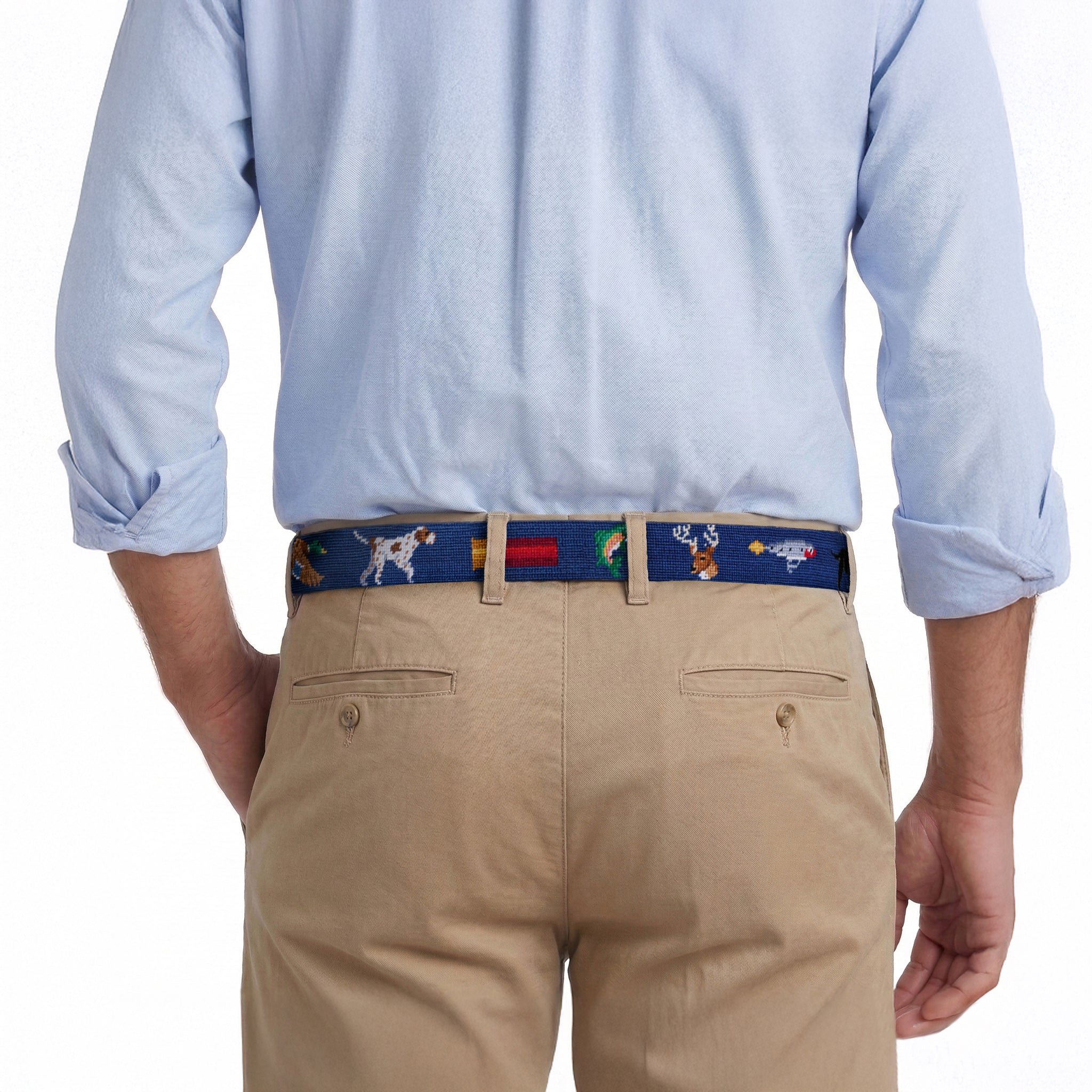 Southern Sportsman Belt (Classic Navy) – Smathers & Branson