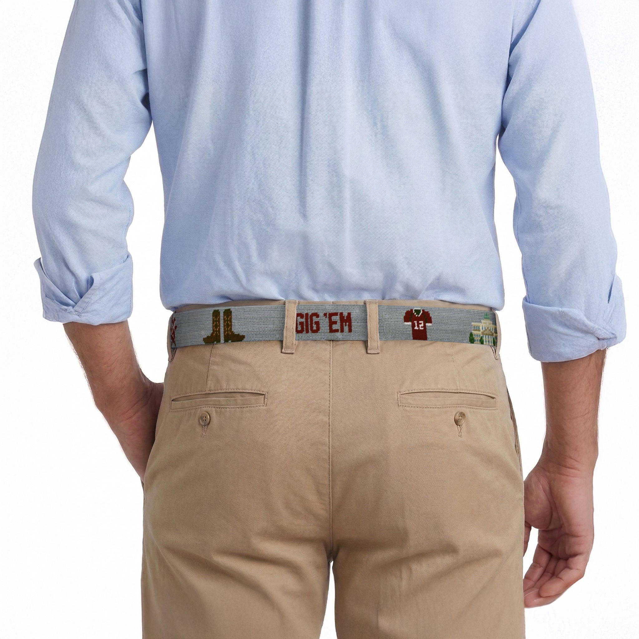 Texas A&M Life Belt (Grey)