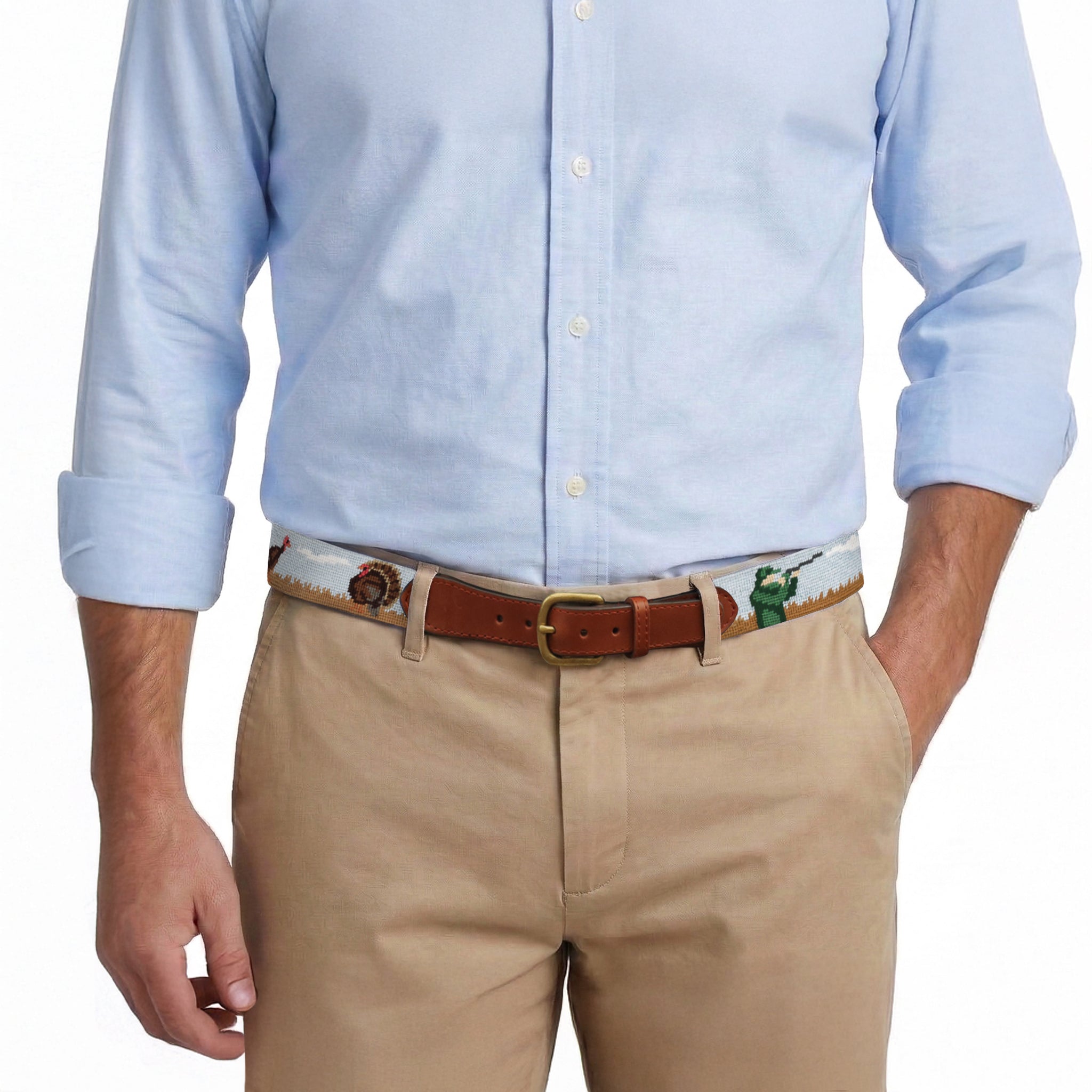 Turkey Day Belt (Light Khaki) – Smathers & Branson