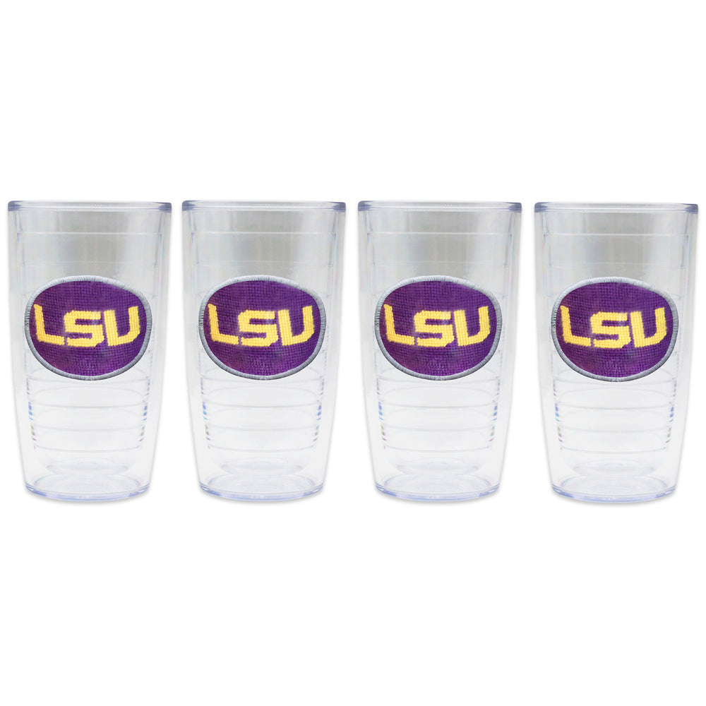 LSU Tervis Tumbler (Purple) (White Edge)