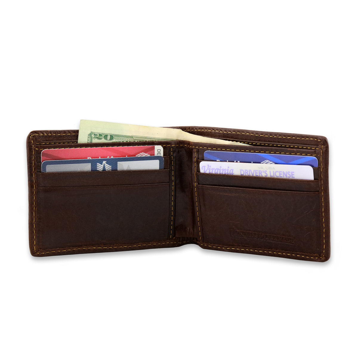 Leather Wallet (Brompton Brown)