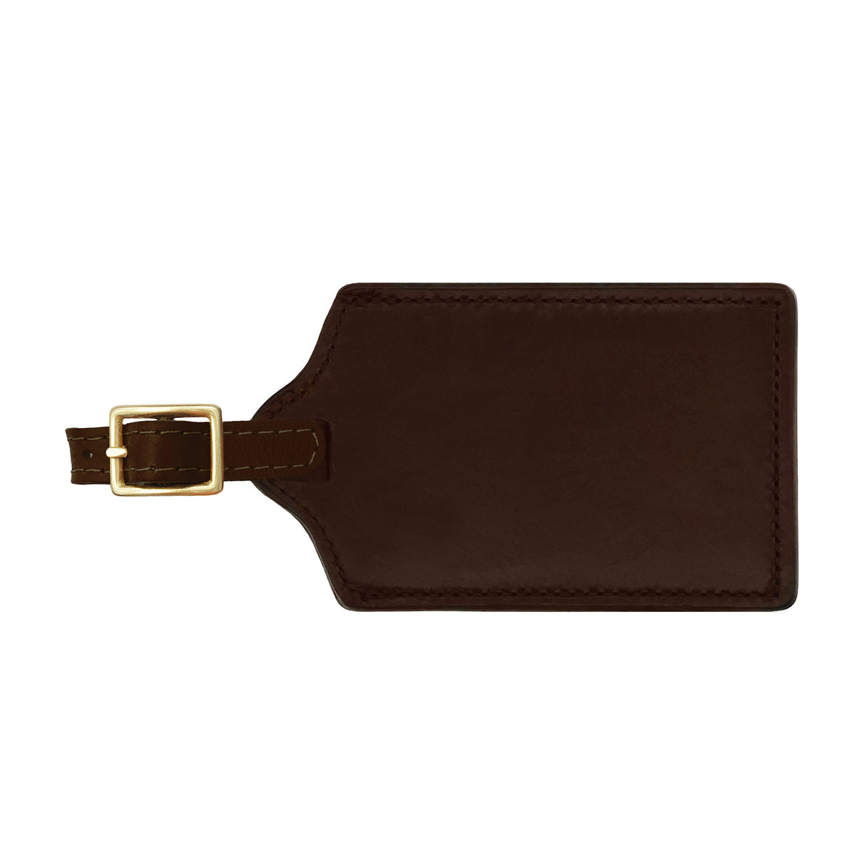 Leather Luggage Tag (Brompton Brown)