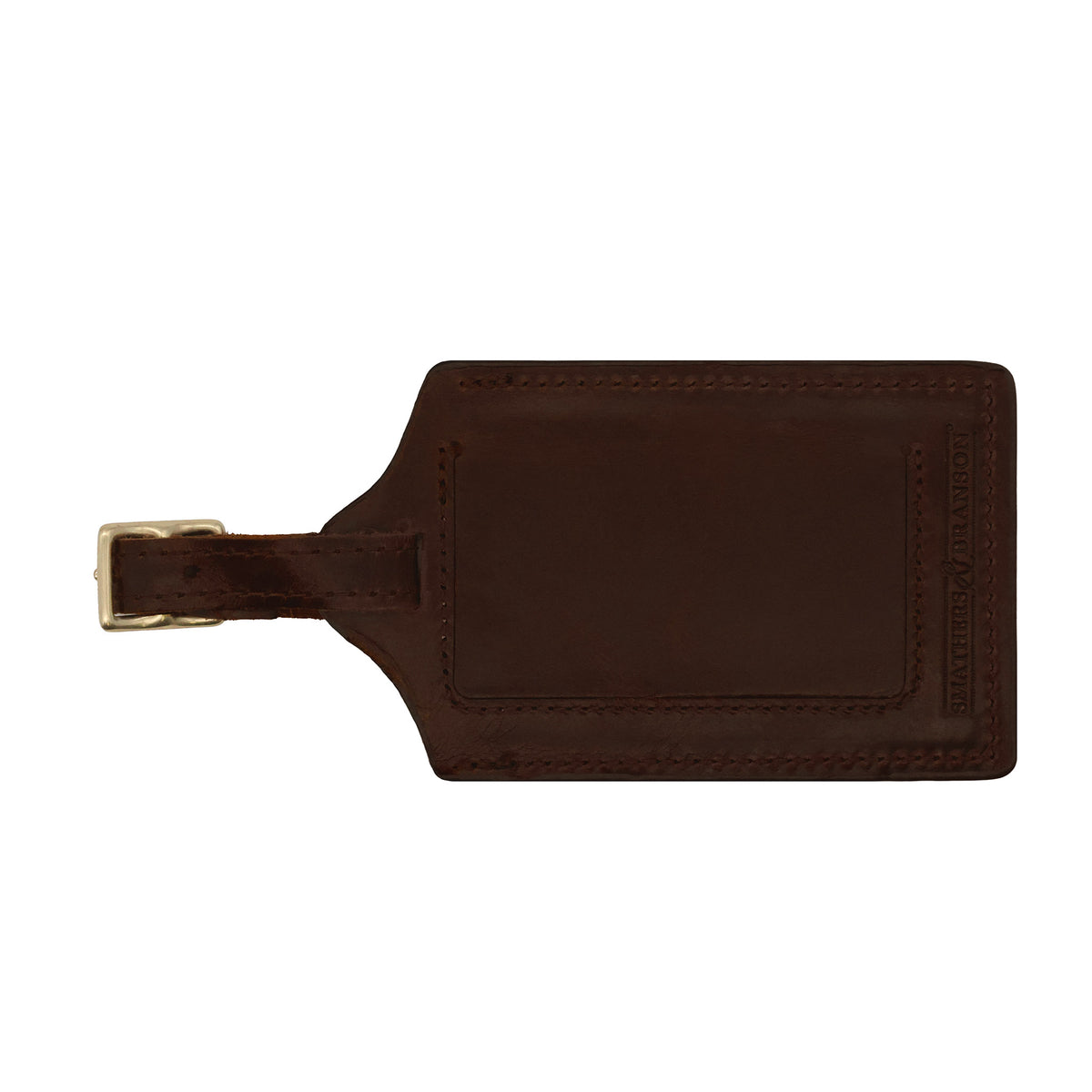 Leather Luggage Tag (Brompton Brown)