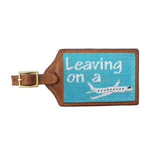 Leaving on a Plane Luggage Tag (Teal)