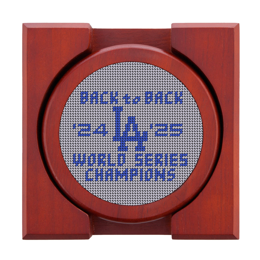 Los Angeles Dodgers 2025 World Series Champions Coasters (Grey)