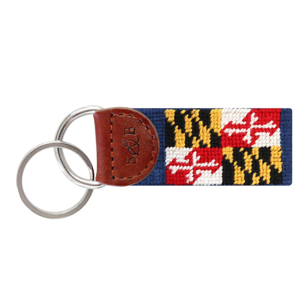 Maryland State Flag Key Fob (Classic Navy) – Smathers & Branson