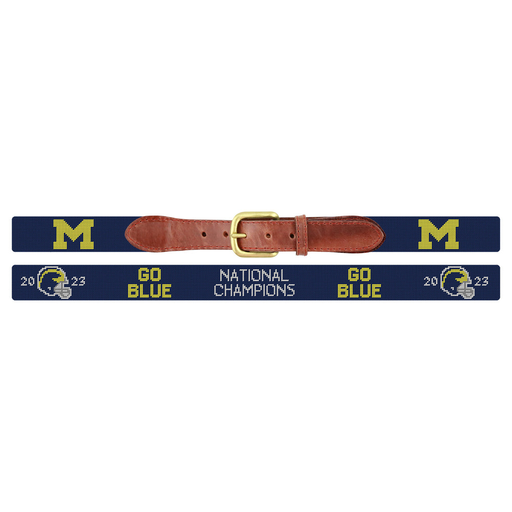 Michigan 2023 National Championship Belt (Classic Navy)