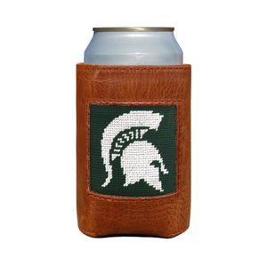 Michigan State Spartan Can Cooler (Dark Pine)