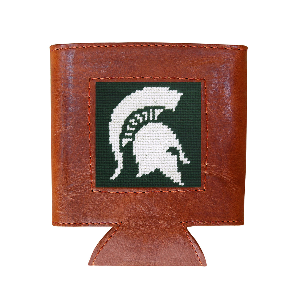 Michigan State Spartan Can Cooler (Dark Pine)