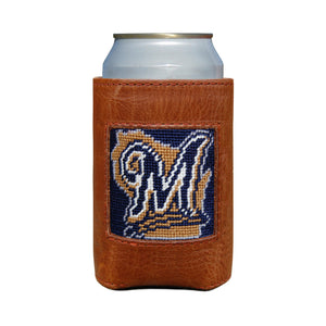 Milwaukee Brewers Cooperstown Can Cooler (Dark Navy)