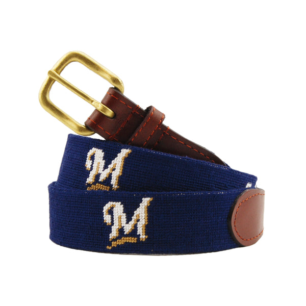 Milwaukee Brewers Cooperstown Belt (Dark Navy) – Smathers & Branson