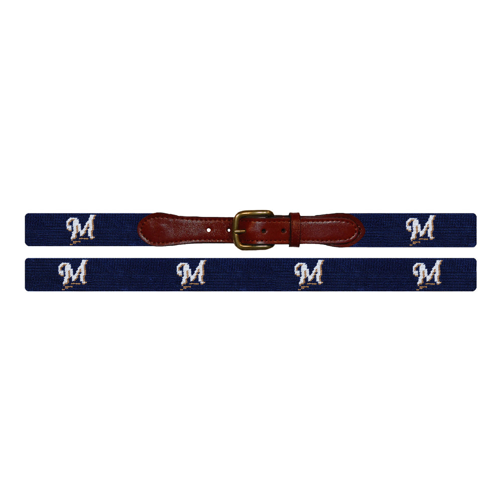 Milwaukee Brewers Cooperstown Belt (Dark Navy)