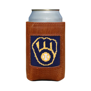 Milwaukee Brewers Can Cooler (Dark Navy)